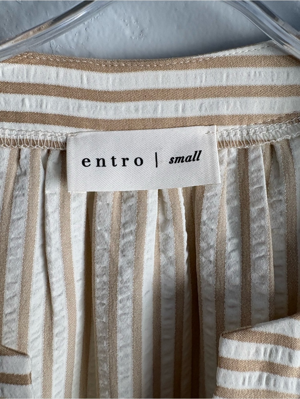 ❤️NEW entro Embroidered Floral Stripe Maxi Dress - Cream & Pink - Picture 5 of 13